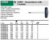 מברג אלן TORX עם חור , ידית "T" ,  מידה TORX  T27