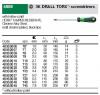 מברג בעל ידית 3 קומפוננטות, קצה טורקס עם חור TORX T 08
